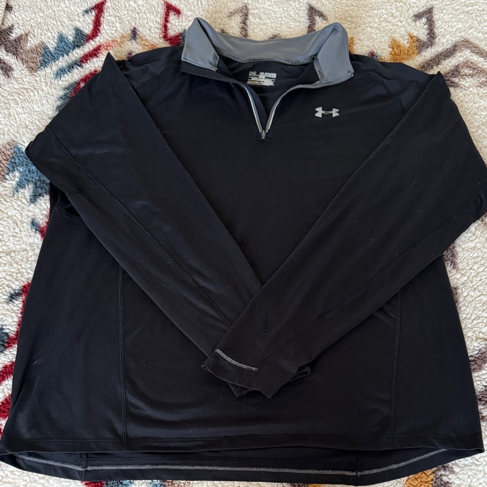 Under Armour Black and Gray Pullover